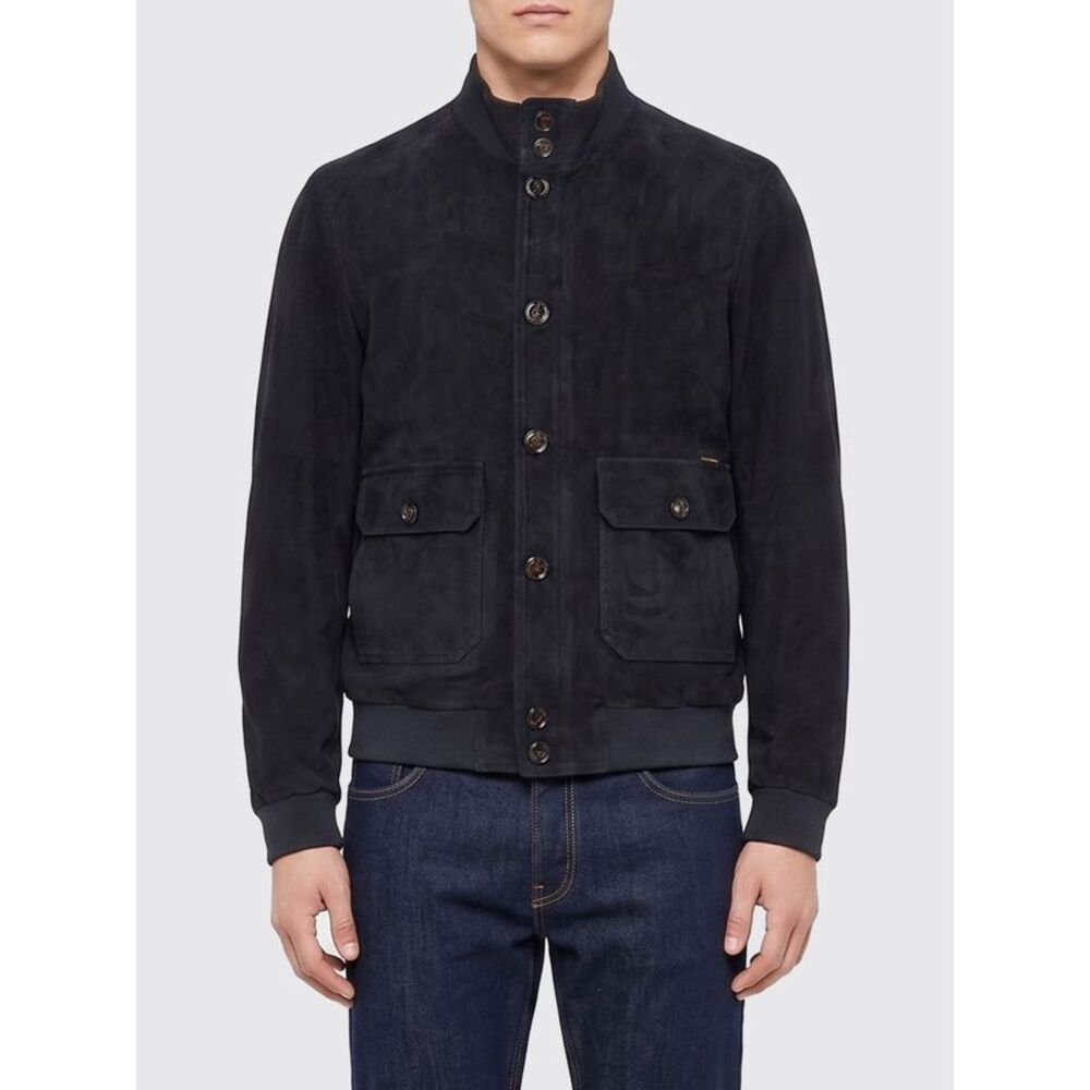 Moorer Jacket Men Blue